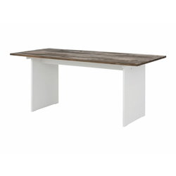 Miza Denton 215 (Rjava + Bela) Rjava, Bela, 76x90x180cm, Les, MDF plošča