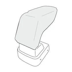Armrest Hyundai Bayon 2021- (adapter only)