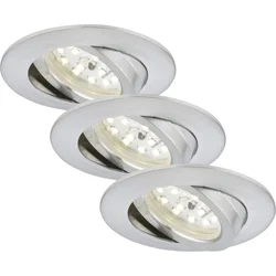 Briloner 7209-039 - Komplet 3x LED ugradnih svetiljki za kupatilo ATTACH LED/5W/230V IP23
