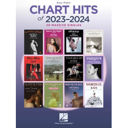 CHART HITS OF 2023-2024 EASY PIANO