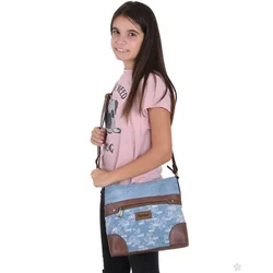 Torba na rame Mini Jeans Worn Out, 121353