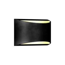 LED spoljašnje zidno svetlo LED/9W/230V 4000K IP54 crno