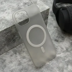 Maska CLOUD MagSafe za iPhone 15/ siva
