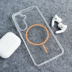 Maska za Samsung A16 5G/ A166B narandžasto Mag Case Clear Slim
