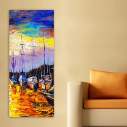 Opviq Slika na platnu 50x120cm