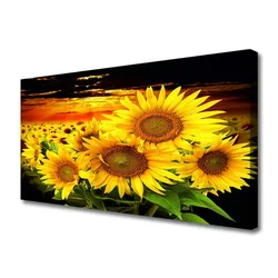 tulup.si Slika na platnu Sončnica flower rastlin 125x50 cm