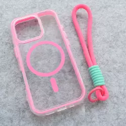 Maska Mag Case Grip and Go za iPhone 16 Pro Max roze