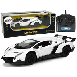 R/C športni avto 1:24 Lamborghini Veneno bele 2.4 G luči