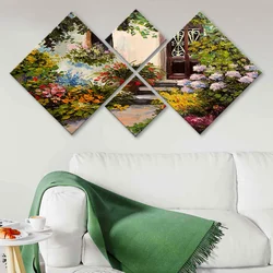 Wallity slika 4MDF69246717, 60x115 cm, 4 dijela