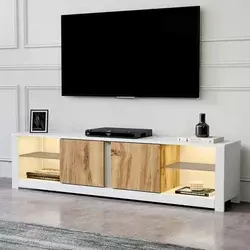 HANAH HOME TV polica Aydos White Oak