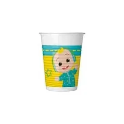 shumee Plastični kozarčki Cocomelon, 200 ml, 8 kosov.