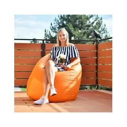 Bean bag hruško oranžna EMI