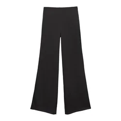 Pull&Bear Hlače črna