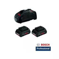 Bosch starter set 2 x ProCORE 18V 4,0 Ah akumulator + GAL 1880 CV brzi punjač