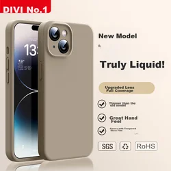 Divi Maska za mobilni telefon iPhone 14, Siva