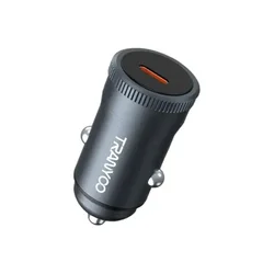 TRANYOO Auto punjač T-C26 PD 30W CRNI