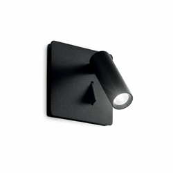 Ideal Lux - LED zidna spot svetiljka LITE LED/3W/230V CRI 90 crna
