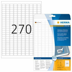 Herma etikete 17,8X10 A4/270 1/25 removable 4343 ( 02H10000 )
