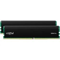 Crucial DRAM Pro OC Overclocking 32GB Kit (2X16GB) DDR5-6400 CL38 Black CP2K16G64C38U5B