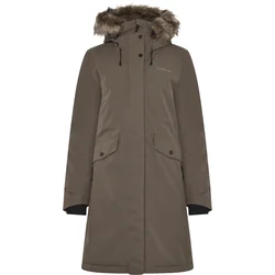 Didriksons ERIKA WNS PARKA 3, plašč, rjava 504303