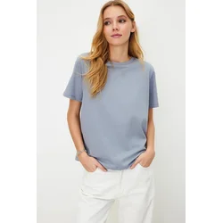 Trendyol Milla Ženska majica TWOSS23TS00000, Siva