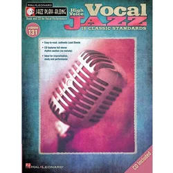 VOCAL JAZZ PLAY ALONG HIGH VOICE +CD