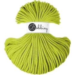 Bobbiny Premium Braided Cord 5 mm 100 m Dopamine Lime Vrvica