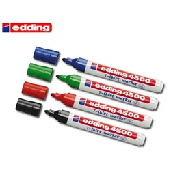 Set vodootporni marker za tekstil 2-3mm Edding 4500 4/1
