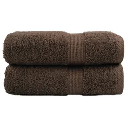 Premium ručnici za pranje SOLUND 2 kom. smeđi 30x30 cm 600 g/m2