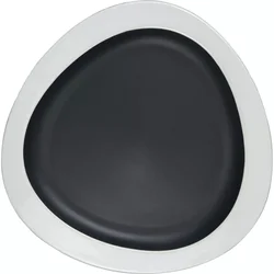 LE COQ Persephone plitvi krožnik, o: 225 mm, črna/bela (12 kos)