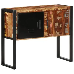 Konzolni ormarić Višebojni 90x35x75 cm Obrađeno puno drvo