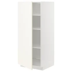 METOD Visoki element s policama, bela/Vallstena bela, 60x60x140 cm
