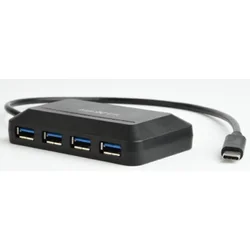 Gembird ACT-HUB3C-4P type-C 3.1, 4-port HUB, storage speed 5Gbps, black