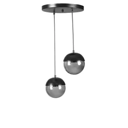 Conceptum Hypnose Luster Küre, E27, 70 cm, Tamnosivi