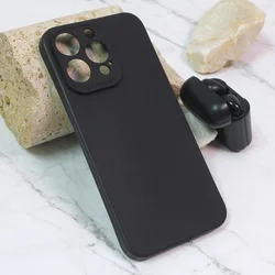 Maska za mobilni telefon iPhone 15 Pro Max 3D CAMERA, Crna