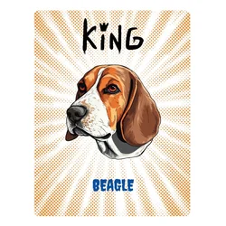 shumee KROŽNIK KING BEAGLE - 20x28 cm