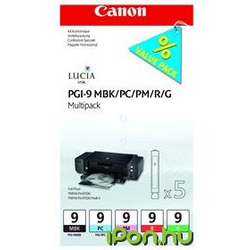 KOMPLET CANON PGI-9 MBK/PC/PM/R/G MULTI PACK (1033B013AA) (138201)