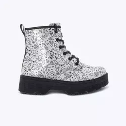 Skechers Čizme za devojčice Gravlen hi doodle down, Bela