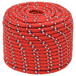 vidaXL Večnamenska uporabna vrv 12 mm 25 m Rdeča PP