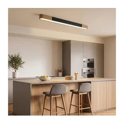 BRILAGI - LED plafonsko svetlo GARDALINE LED/100W/230V 120 cm hrast/crna
