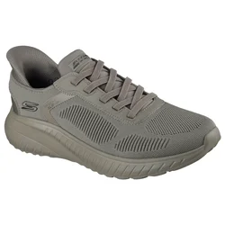Skechers Muške patike Bob Squad Chaos - Solid Step, 118312-OLV, Maslinaste