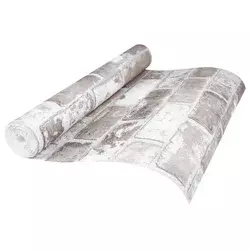3D čvrsta tapeta Prugasti Opeka 10 x 0,53 m N woven tkanina