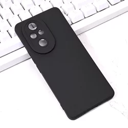 Torbica Silikon Pro Camera za Honor 200 Pro crna