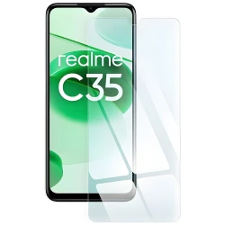 Kaljeno staklo GOLD 9H za Realme C35 - Prozirna KP27795
