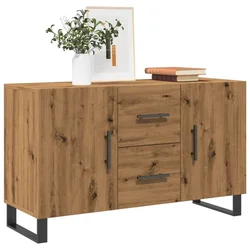 Komoda boja hrasta artisan 100 x 36 x 60 cm konstruiranog drva
