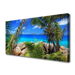 tulup.si Slika na platnu Listi rock landscape 120x60 cm