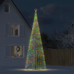 LED božićno drvce 1544 LED šarene 500 cm