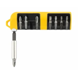 Set bitova Felo Industrial Bit-Tool sa držačem bitova SL/PH/PZ/TX 02080106 10 kom