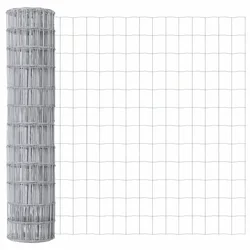 Vidaxl Evropska ograja 1,4 x 10 m PVC prevlečen železo