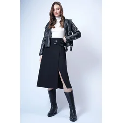 Trend Alacati Stili Ženska suknja Alc-X14570, Crna
